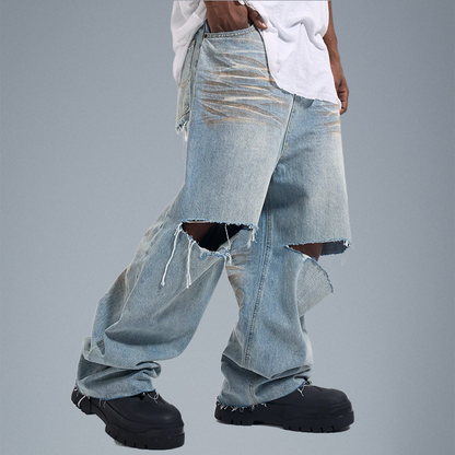 Vintage Hip Hop Elephant Denim