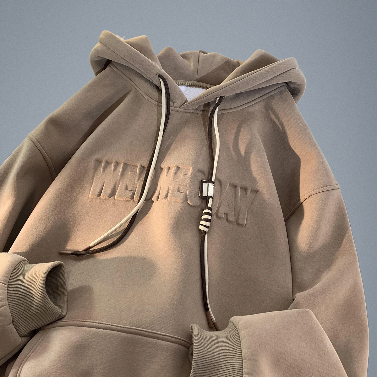 Embossed Clash Comfort Hoodie