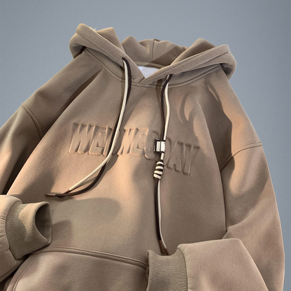 Embossed Clash Comfort Hoodie