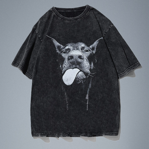 Gothic Hip Hop Vintage Oversized T-Shirt