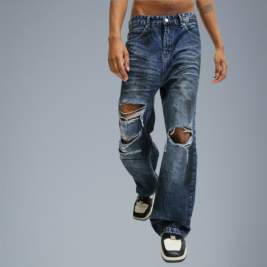 Urban Distressed Baggy Jeans