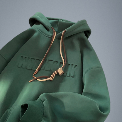 Embossed Clash Comfort Hoodie