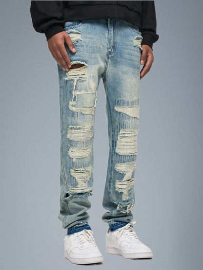 Urban Distress Patchwork Jeans