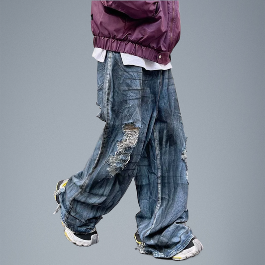 Tattered Urban Chinos