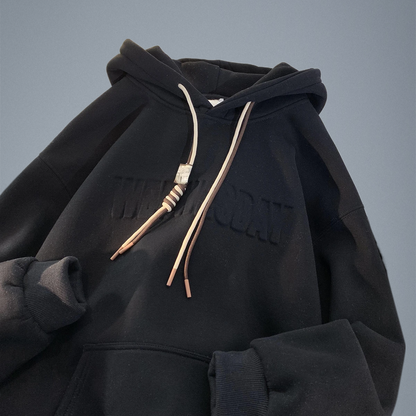 Embossed Clash Comfort Hoodie