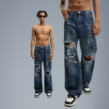 Urban Distressed Baggy Jeans