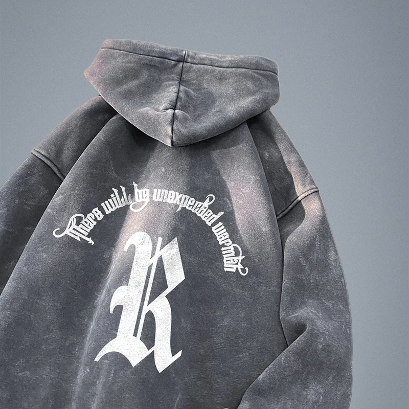 Vintage Gothic Hip-Hop Hoodie