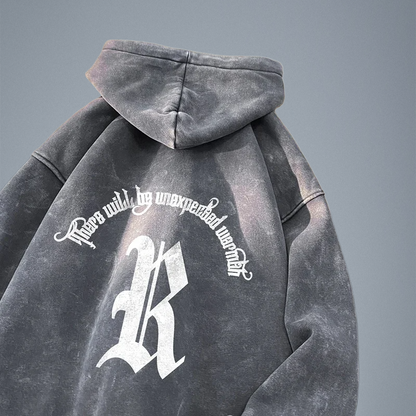 Vintage Gothic Hip-Hop Hoodie