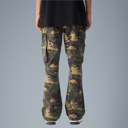 Urban Camouflage Cargo Overalls