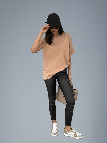 Luxe Cotton Oversized Summer Tee