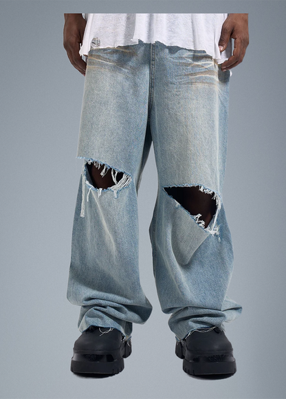 Vintage Hip Hop Elephant Denim