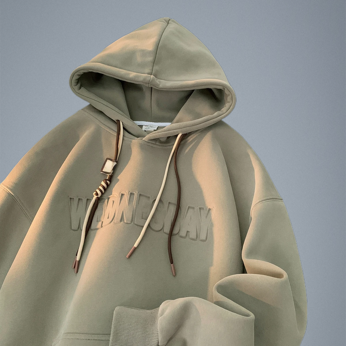 Embossed Clash Comfort Hoodie