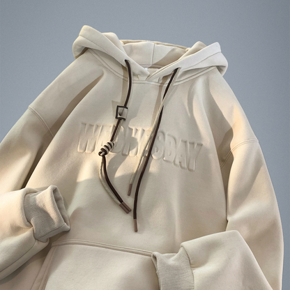 Embossed Clash Comfort Hoodie