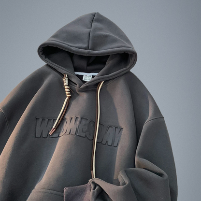 Embossed Clash Comfort Hoodie