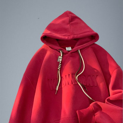 Embossed Clash Comfort Hoodie