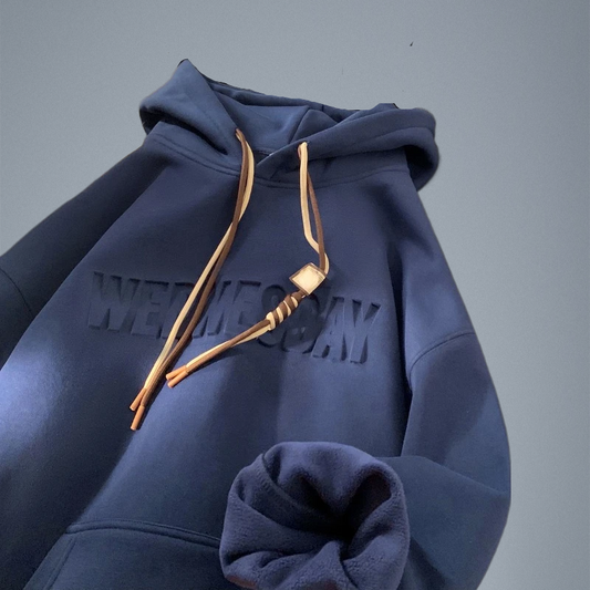 Embossed Clash Comfort Hoodie