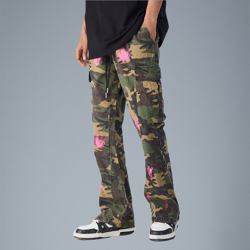 Urban Camouflage Cargo Overalls