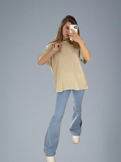 Luxe Cotton Oversized Summer Tee